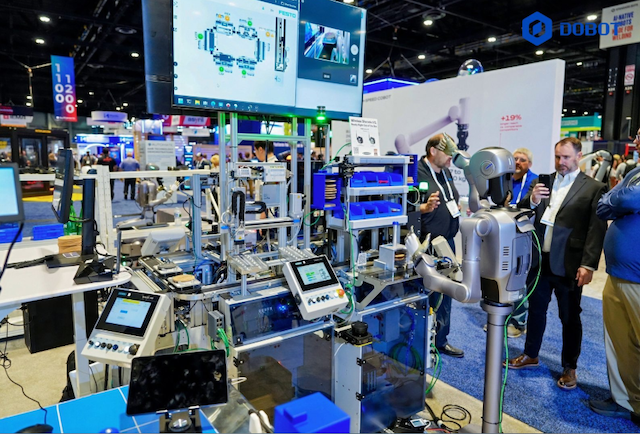 Discover how DOBOT showcased collaborative robots, Atom humanoid robot, the INFFNI Rover X1