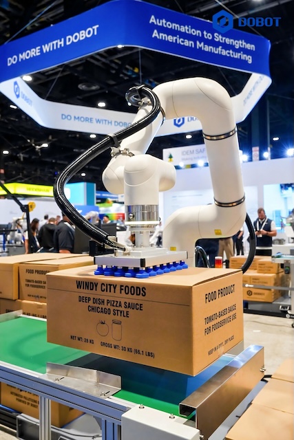 Discover how DOBOT showcased collaborative robots, Atom humanoid robot, the INFFNI Rover X1