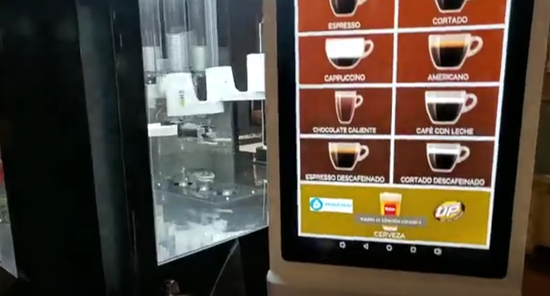 Beverage Vending Machine by M1 Pro SCARA Robot Arm