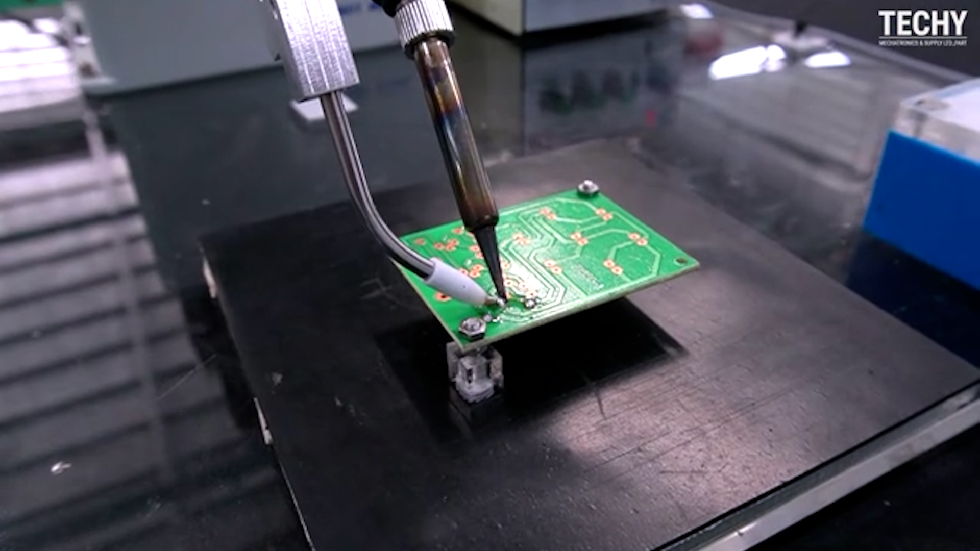 Tin Soldering on Printed Circuit Board