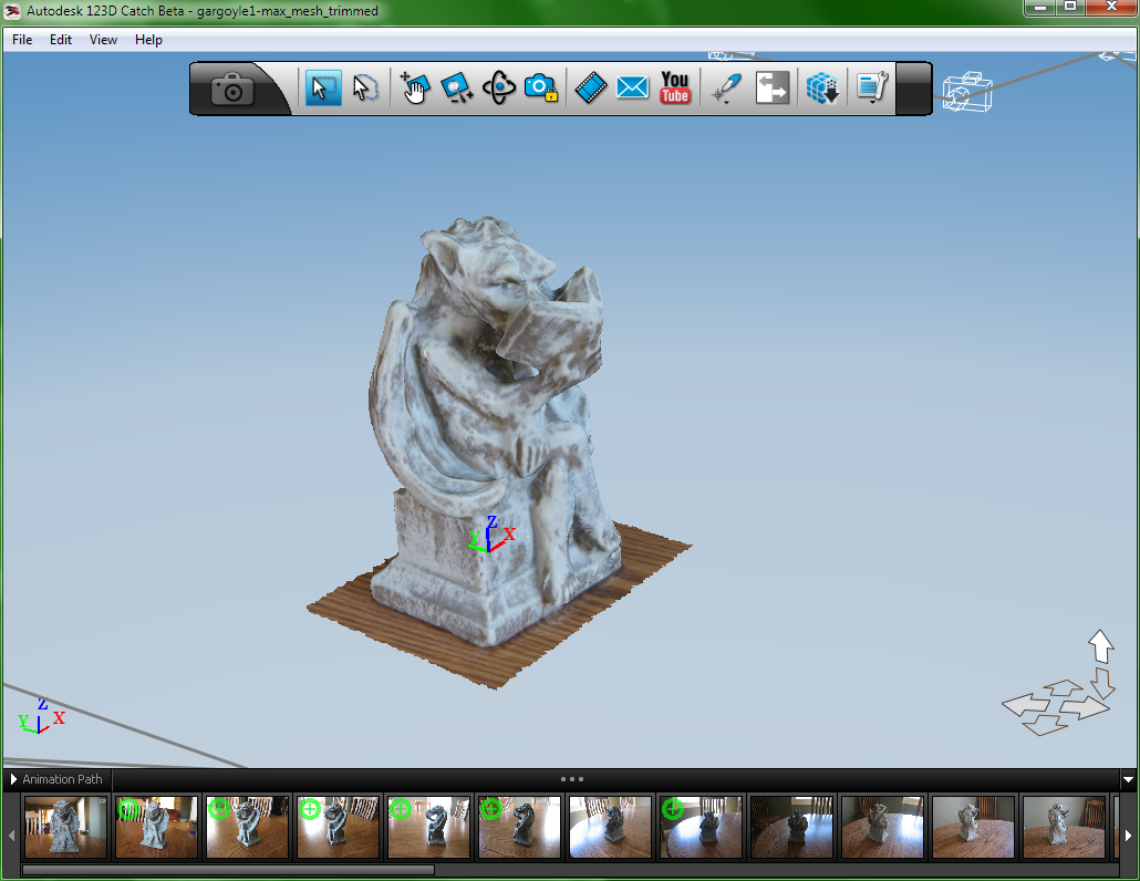123D Catch-easy-to-use Free 3D Printer Software