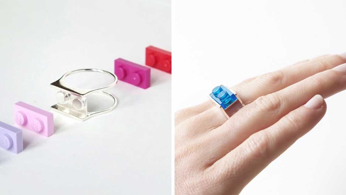 3D printed lego rings