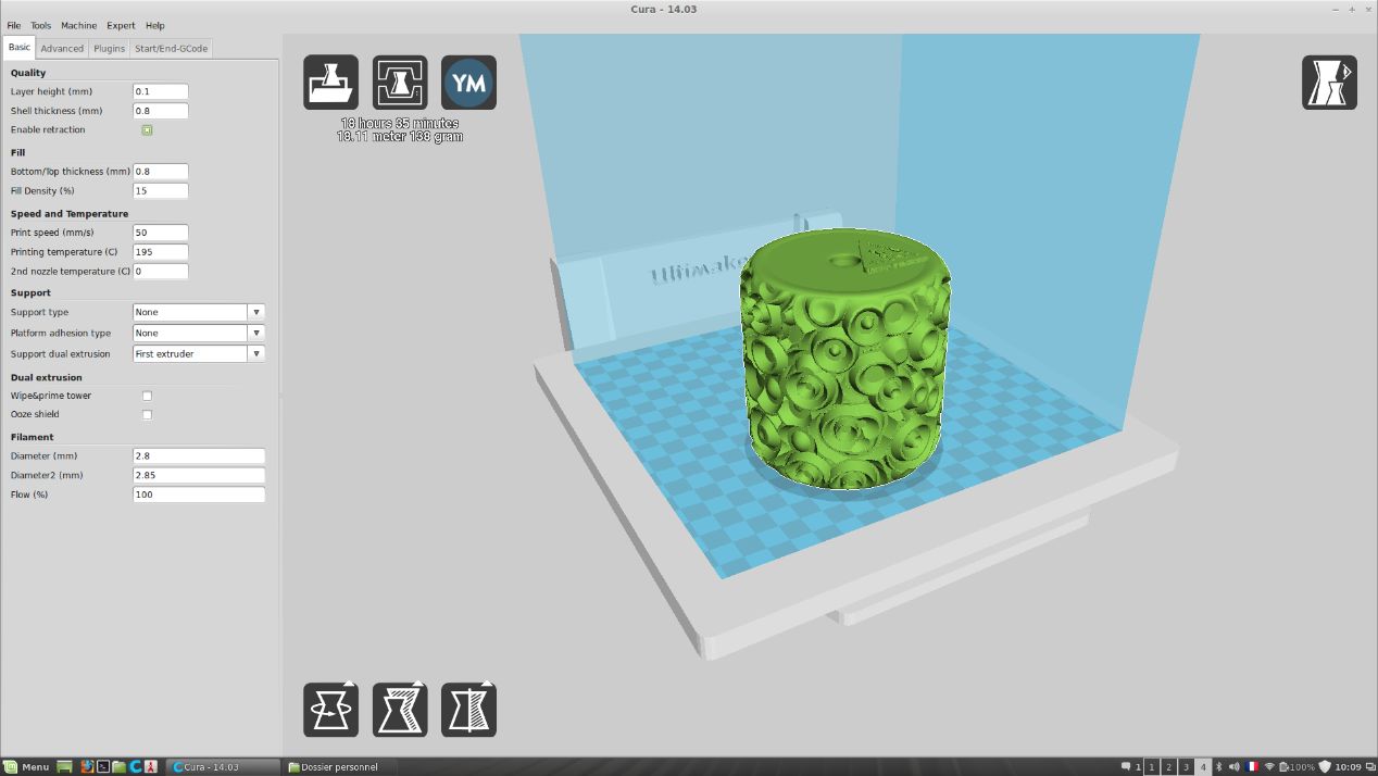 Ultimaker Cura-versatile 3D Printer Software