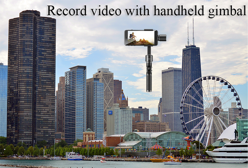 Shoot stable footage with handheld stabilizer